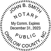 Shiny ED-EZ North Carolina Notary Seal Embosser