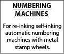 Numbering Machine Ink