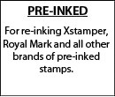 Ink for Pre-Inked Stamps and Daters