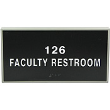 ADAF412 - Custom Framed ADA Signage 4x12