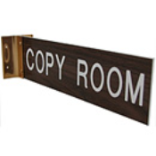 Corridor Wall Sign Value Engraved 3"x12"