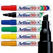 Artline EK-90 Standard Permanent Marker - Chisel Tip