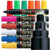 Artline EPP-6 Poster Markers 6.0mm Bullet Tip