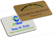 Digital 1"x3" Multi-Color Name Badge