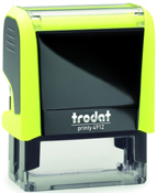 Trodat Printy 4912 Neon Yellow Self-Inking Stamp