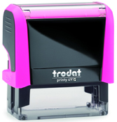 Trodat Printy 4913 Neon Pink Self-Inking Stamp