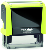 Trodat Printy 4913 Neon Yellow Self-Inking Stamp