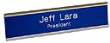 WV28 - Standard Wall Value Engraved Sign 2"x8" with Holder