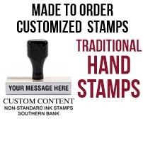 Traditional Custom Hand Stamps