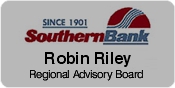 Southern Bank Name Badge Reginal Advisory Board (Reg)